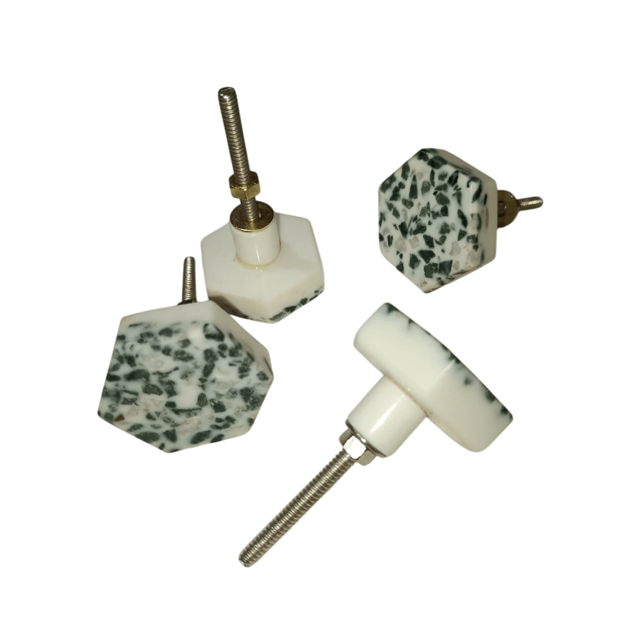 IRON & MARBLE KNOB (MULTI COLOR)